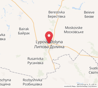 Map of Lypova Dolyna, Sumy