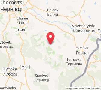 Map of Mala Buda, Chernivtsi