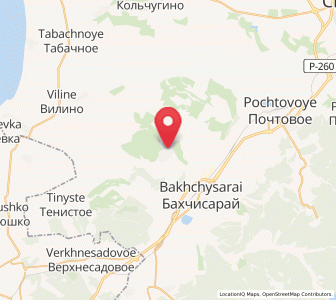 Map of Malovidnoye, Crimea