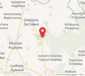 Map of Malyy Kuchuriv, Chernivtsi