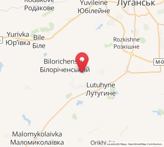 Map of Mariia, Luhansk