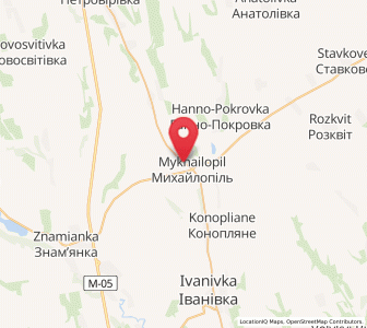 Map of Mikhayilopil, Odessa