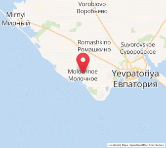 Map of Molochnoye, Crimea
