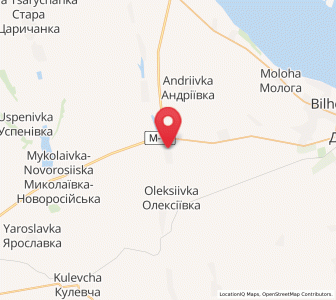 Map of Monaszy, Odessa