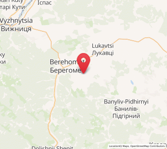 Map of Mihowa, Chernivtsi