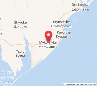 Map of Balabanka, Odessa