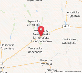 Map of Mykolajiwka-Noworossijska, Odessa