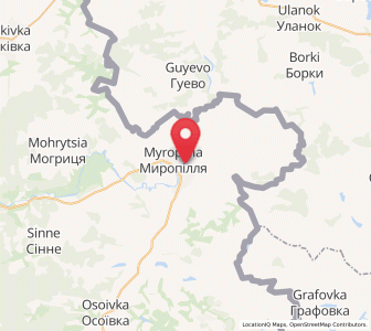 Map of Myropillia, Sumy