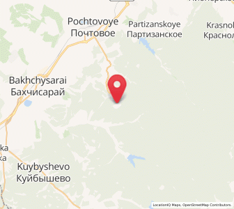 Map of Nautschnyj, Crimea