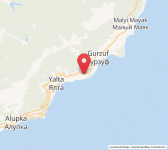 Map of Nikita, Crimea