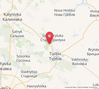Map of Nova Pryluka, Vinnytsia