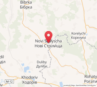 Map of Novi Strilyshcha, Lviv