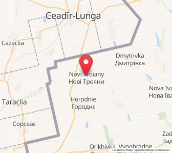 Map of Nowi Trojany, Odessa