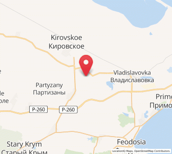 Map of Novopokrovka, Crimea