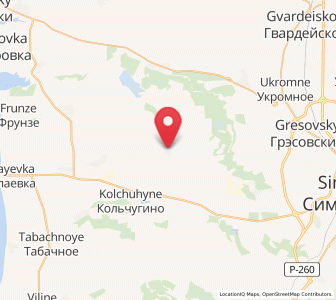Map of Nowosseliwka, Crimea