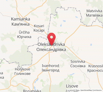 Map of Oleksandrivka, Kirovohrad