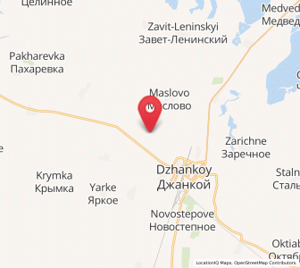 Map of Ovoshchnoye, Crimea