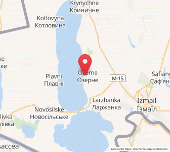 Map of Oserne, Odessa