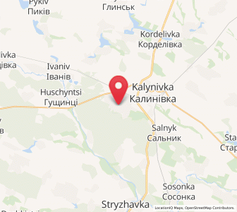 Map of Pawliwka, Vinnytsia