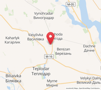 Map of Petrove, Odessa