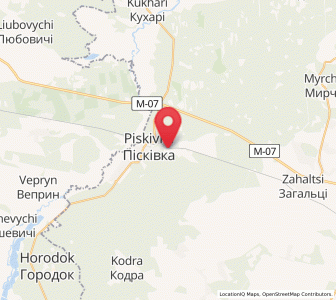 Map of Piskivka, Kiev