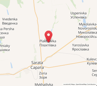 Map of Plachtijiwka, Odessa