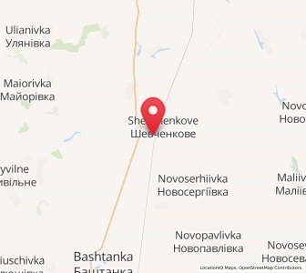 Map of Poltavka, Mykolaiv