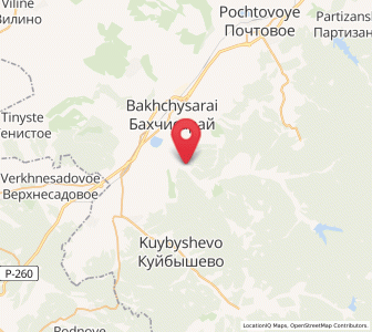 Map of Predushchel’noye, Crimea