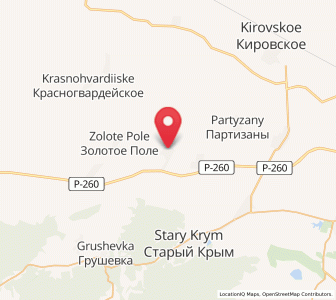 Map of Privetnoye, Crimea