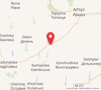 Map of Dennewitz, Odessa