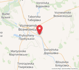 Map of Rakove, Mykolaiv
