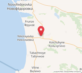 Map of Razdolye, Crimea