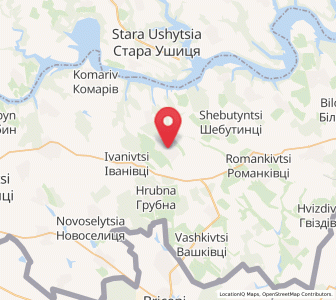 Map of Selyshche, Chernivtsi