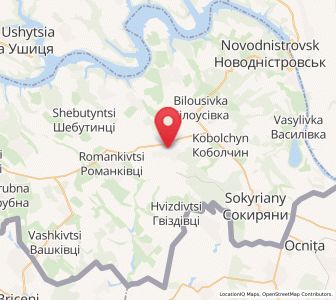 Map of Serbychany, Chernivtsi