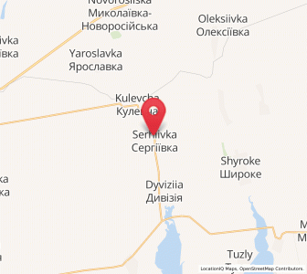 Map of Siergiejewka, Odessa