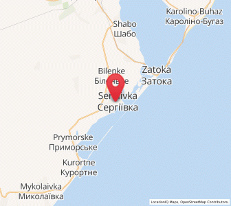 Map of Serhijiwka, Odessa