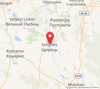 Map of Rosenberg, Lviv