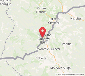 Map of Schepit, Chernivtsi