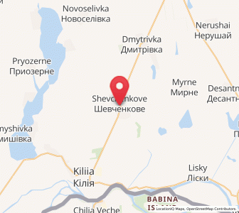 Map of Schewtschenkowe, Odessa