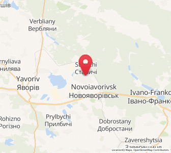 Map of Shklo, Lviv