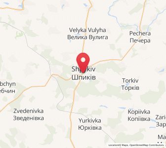 Map of Shpykiv, Vinnytsia