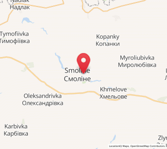 Map of Smoline, Kirovohrad