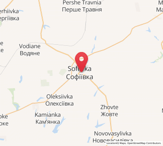 Map of Sofijewka, Dnipropetrovsk
