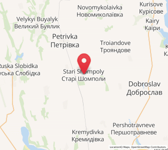 Map of Stari Shompoly, Odessa