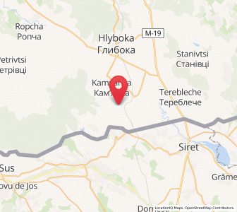 Map of Wolczynetz, Chernivtsi