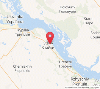 Map of Stayky, Kiev