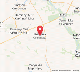 Map of Stepkivka, Mykolaiv