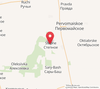 Map of Stepnoye, Crimea