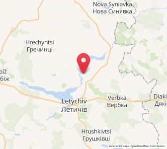 Map of Suslivtsi, Khmelnytskyi