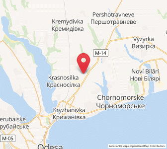 Map of Svitle, Odessa